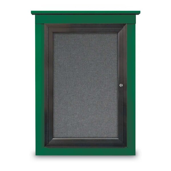 Sliding Glass Enclosed Letterboard, 96"x4